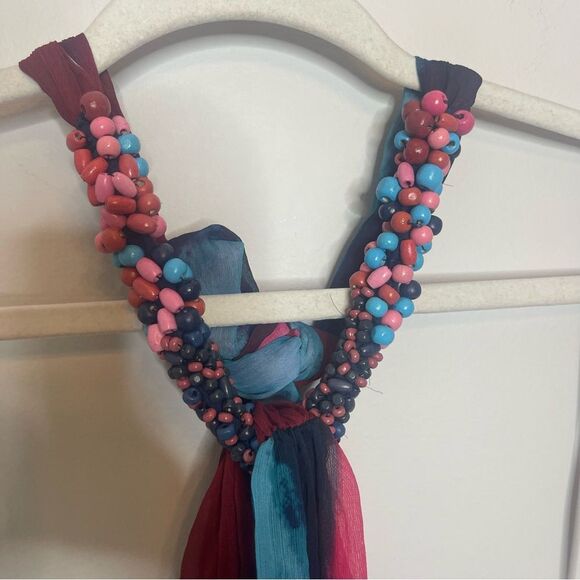 ZARA BEADED HALTER DRESS NWOT XL - Picture 15 of 16